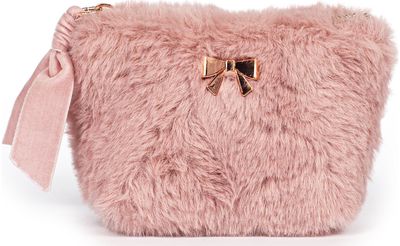 Monetų piniginė POSH+POP Cosy Fur, rožinės sp.