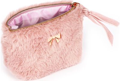 Monetų piniginė POSH+POP Cosy Fur, rožinės sp.