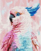 Tapyba pagal skaičius IDEYKA Ryškus kakadu, 40 x 50 cm