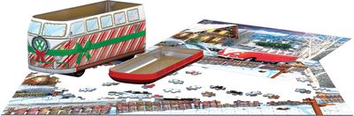 Dėlionė EUROGPRAPHIC VW Kalėdų autobusas metalinėje dėžutėje, 550 det.