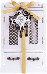 Vonios rinkinys WINTER MAGIC medinėje spintelėje: vonios putos 100ml, rankų ir k ūno losjonas 60ml, vonios druska 70g, kvapas: vanilės muskusas