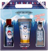Dovanų rinkinys MEN'S COLLECTION: plaukų ir kūno prausiklis 100ml, balzamas po s kutimosi 50ml, atidarytuvas, kvapas: pušis ir gintaras