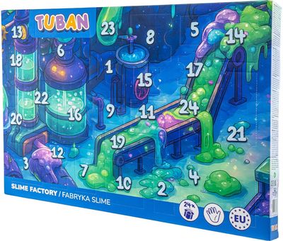Advento kalendorius gleivėms gaminti TUBAN sensory slime factory