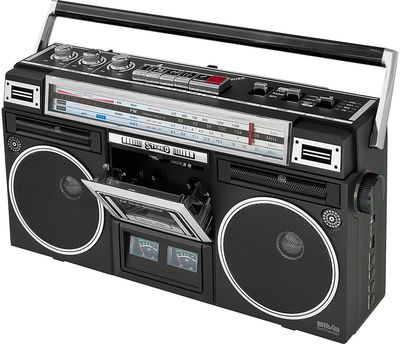 Radijas ir kasetinis grotuvas 1980 SILVA-SCHNEIDER AUX įėjimas, USB jungtis, „Bl uetooth“, įrašymas į USB