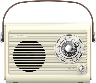 Retro radijas MONO 1966 SILVA-SCHNEIDER Aux jungtis, USB, SD kortelių skaitytuv as