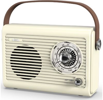 Retro radijas MONO 1966 SILVA-SCHNEIDER Aux jungtis, USB, SD kortelių skaitytuv as