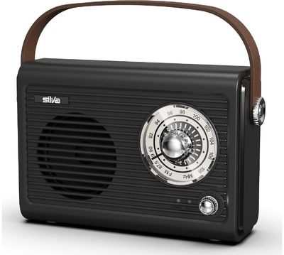 Retro radijas MONO 1966 SILVA SCHNEIDER, FM laikrodis-radijas, dvigubas žadintu vas, snaudimo funkcija, miego režimas, naktinis apšvietimas