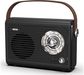 Retro radijas MONO 1966 SILVA SCHNEIDER, FM laikrodis-radijas, dvigubas žadintu vas, snaudimo funkcija, miego režimas, naktinis apšvietimas