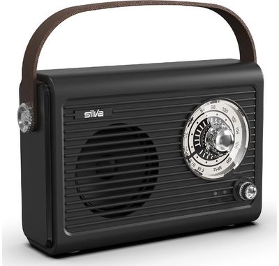 Retro radijas MONO 1966 SILVA SCHNEIDER, FM laikrodis-radijas, dvigubas žadintu vas, snaudimo funkcija, miego režimas, naktinis apšvietimas