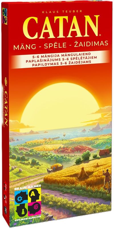 Stalo žaidimo papildymas CATAN, 5–6 žaidėjams (2025)