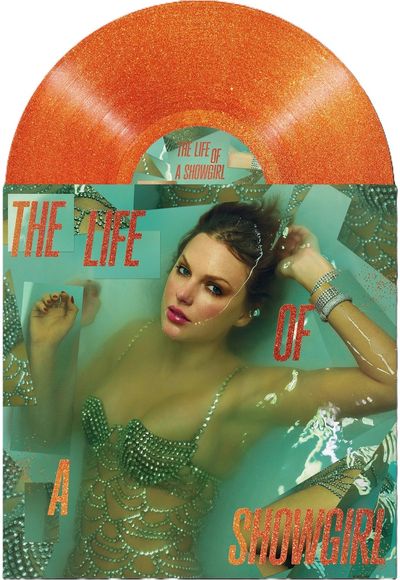 Taylor Swift: The Life of a Showgirl (Sweat And Vanilla Perfume Portofino Orange Glitter Vinyl) LP