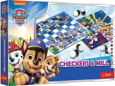 TREFL PAW PATROL Žaidimas Šaškės ir malūnas