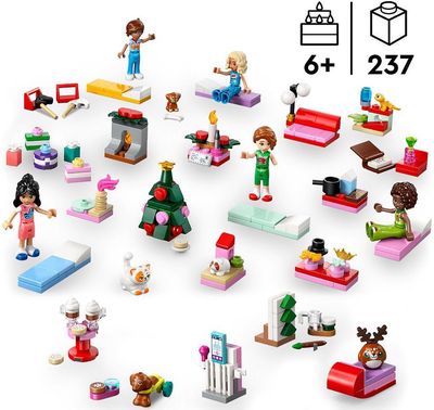 LEGO Friends 2025 metų advento kalendorius