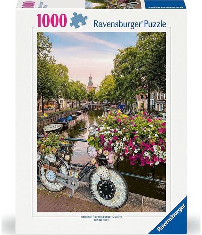 Dėlionė RAVENSBURGER Bike in Amsterdam, 1000 det.