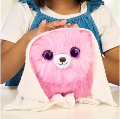 SCRUFF-A-LUVS pliušinis gyvūnėlis, rozā, 19 cm