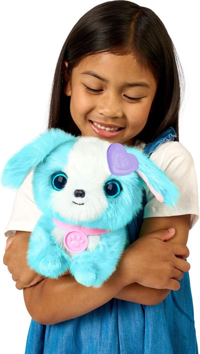 SCRUFF-A-LUVS pliušinis gyvūnėlis, zils, 19 cm