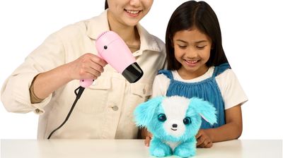 SCRUFF-A-LUVS pliušinis gyvūnėlis, zils, 19 cm