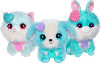 SCRUFF-A-LUVS pliušinis gyvūnėlis, zils, 19 cm