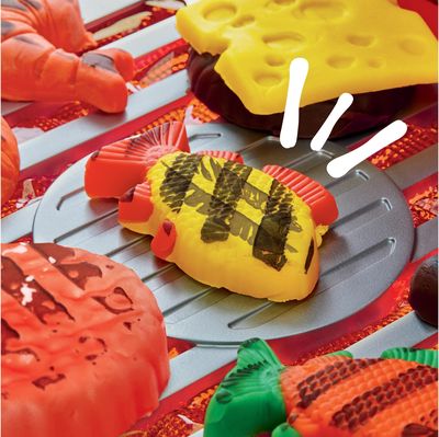 PLAY-DOH playset Sizzlin Grill