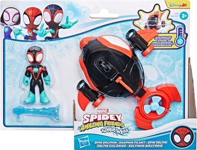 SPIDEY AND HIS AMAZING FRIENDS Vandens transporto priemonė su figūrėle