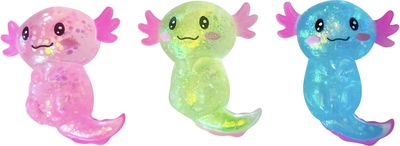 Antistresinis žaislas SQUEEZY AXOLOTI, įv. rūšys