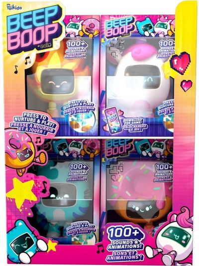 Interaktyvus žaislas BEEP BOOP, įv. rūšys
