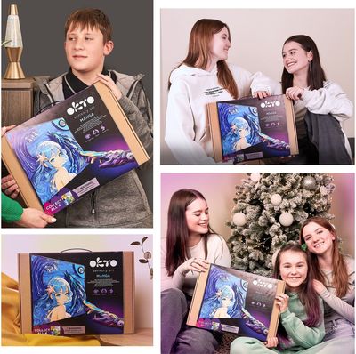 Kūrybinis 3D modelinio rinkinys OKTO MANGA 30x40 cm Water