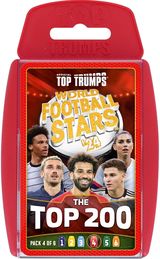 Kortelės TOP TRUMPS World Football Stars 200 Pack 4 (EN)