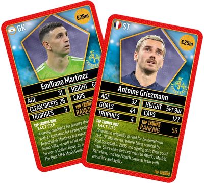 Kortelės TOP TRUMPS World Football Stars 200 Pack 4 (EN)