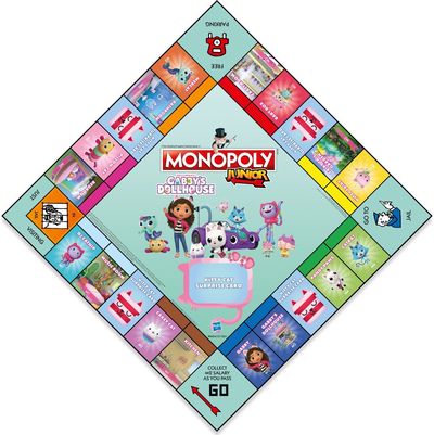 Stalo žaidimas MONOPOLY Junior Gabby's Dollhouse (LT, LV, EE)