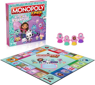 Stalo žaidimas MONOPOLY Junior Gabby's Dollhouse (LT, LV, EE)