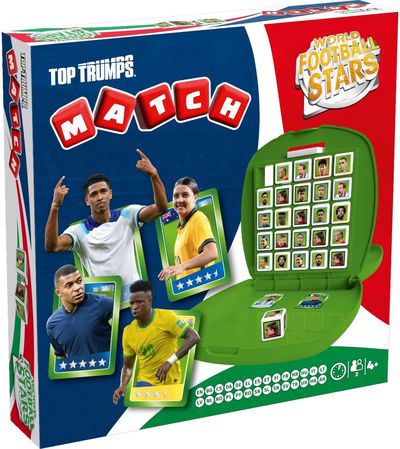 Stalo žaidimas TOP TRUMPS MATCH World Football Stars