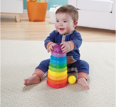 Lavinamasis žaislas FISHER-PRICE bokštelis – kamuoliukas