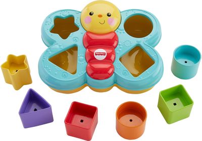Lavinamasis žaislas FISHER-PRICE formelių rūšiuoklė – Drugelis