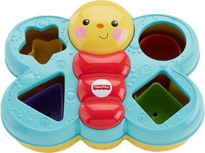 Lavinamasis žaislas FISHER-PRICE formelių rūšiuoklė – Drugelis