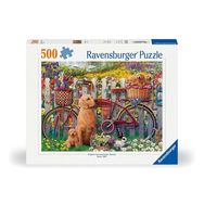Dėlionė RAVENSBURGER Cute Dogs In The Garden, 500 det.