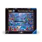 Dėlionė RAVENSBURGER Moonlit Magic, 500 det., šviečianti