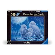 Dėlionė RAVENSBURGER Owls In The Moonlight, 500 det., šviečianti