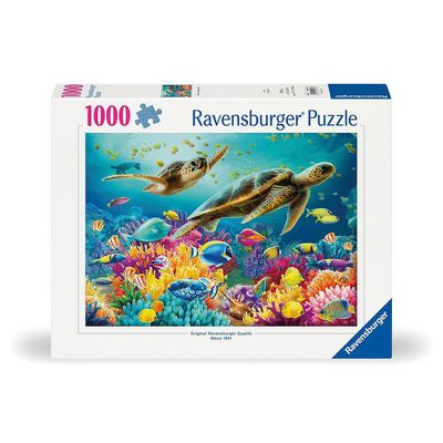Dėlionė RAVENSBURGER Blue Underwater World, 1000 det.