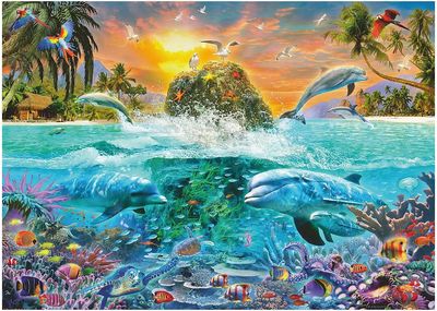 Dėlionė RAVENSBURGER Underwater Island, 1000 det.