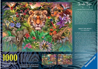Dėlionė RAVENSBURGER Jungle Tiger, 1000 det.