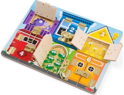 Lavinamasis žaislas MELISSA & DOUG spynų lenta