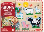 Garsinė dėlionė MELISSA & DOUG Farm Animals