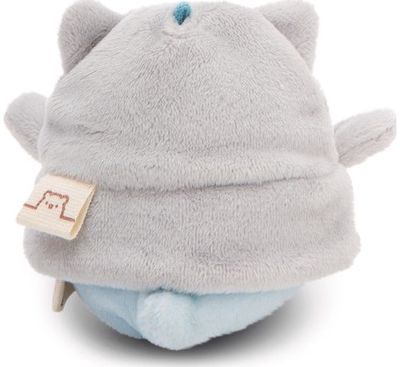 Pliušinis žaislas NICI Pingvinas WADDLE, su ančiuku ir kačiuko kostiumu, 8 cm