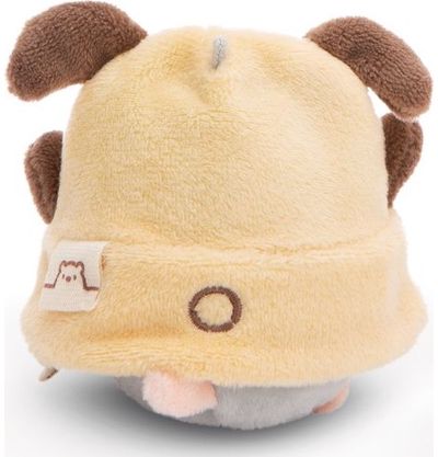 Pliušinis žaislas NICI Žiurkėnas SHAI, su sausainiu ir šuniuko kostiumu, 8 cm