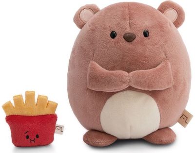 Pliušinis žaislas NICI Meškutis NOMO, su bulvytėmis, 16 cm