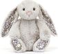 Pliušinis žaislas zuikis JELLYCAT Blossom Silver Bunny 'Bloom' (vidutinis)