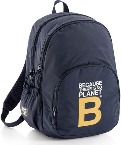 Kuprinė MR Planet B, RPET, 41 cm, 2 sk., t. mėlynos sp.