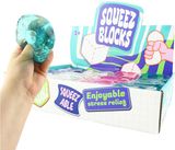 Antistresinis žaislas SQUEEZE BLOCKS SUGAR 6 cm., įv. rūšys