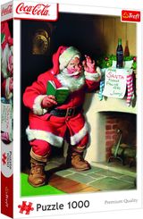 TREFL Dėlionė Coca-Cola: Santa by the fireplace, 1000 det.